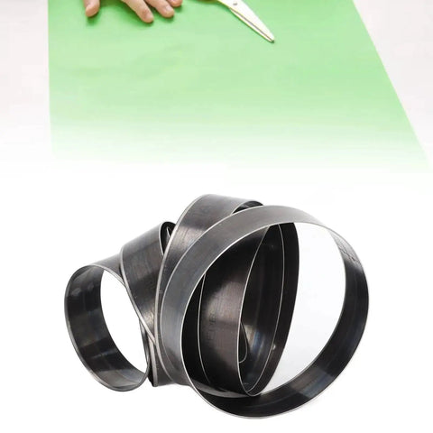 8 Piece Round Leather Punching Die Set Made From Alloy Steel For DIY Cardboard And Leather Projects, shows hollow hole punchers.