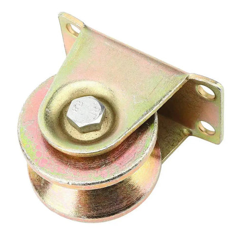 Heavy Duty 45 Steel V Groove Wheel for Sliding Doors and Machinery Tracks Industrial Caster Wheel for Inverted Track Guiding and High Load Capacity