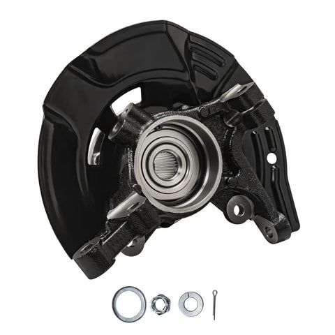 Front Steering Knuckles And Wheel Hub Bearings Kit For 2011 Hyundai Sonata 2.4L With Sport Suspension FWD Replacement