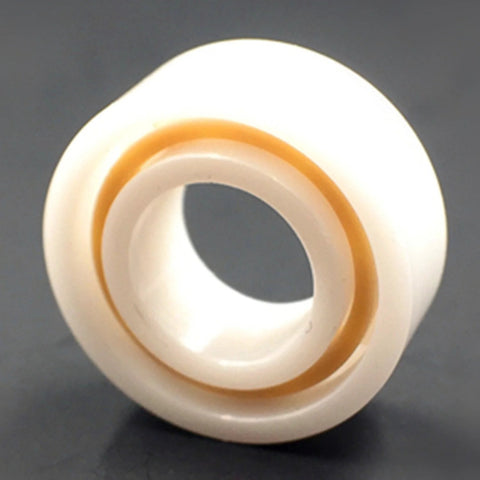 R188 full ceramic ball bearing, 1/4 in x 1/2 in x 3/16 in, white with orange seal, Amazon BISS