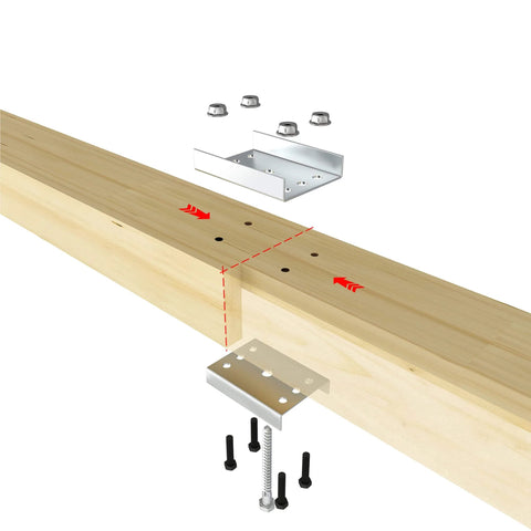Pocket Door Frame Kit With 220 Lbs Two Way Soft Close For Double Doors 48 To 72 Inches Wide And 80 Inches High DIY Friendly shown in parts