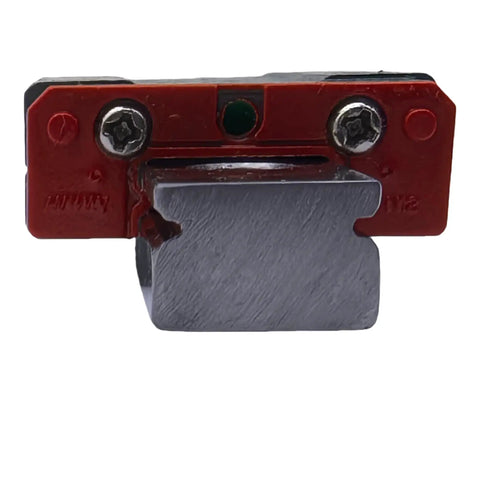 Front view of MGN12 Linear Guide Rail With Stainless Steel Carriage Block for CNC Machines and 3D Printers