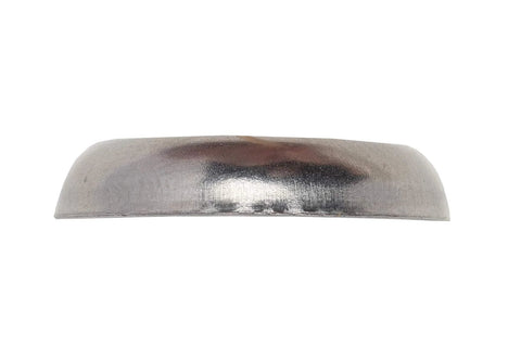 No. 10 stainless cup washer, countersunk finish, side view, 18-8 (304) stainless steel