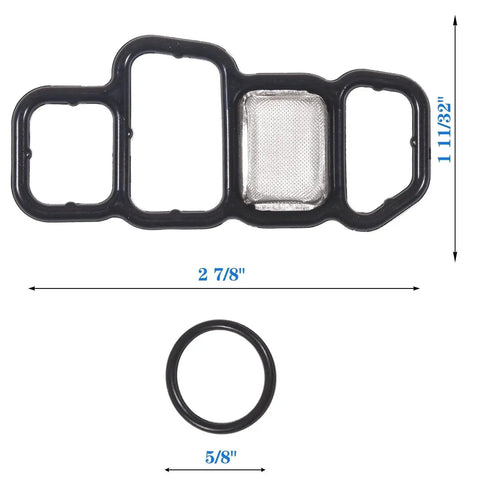Plug And Play VVT Solenoid Gasket Replacement 15826RNA A01 for Honda Civic 2006-2015 with O-Ring