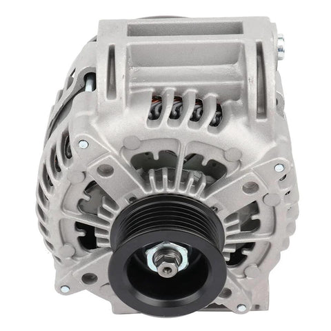 Front view of High Output 220Amp 12V Alternator Replacement For Dodge Charger Challenger And Chrysler 300 V8 5.7L 6.2L 6.4L 2011-2018