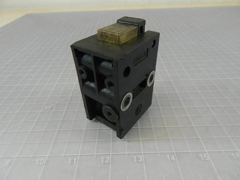 Single unit Stop latch with proximity sensor CLAMP 310A for industrial gate safety interlock switch, heavy-duty door locking mechanism