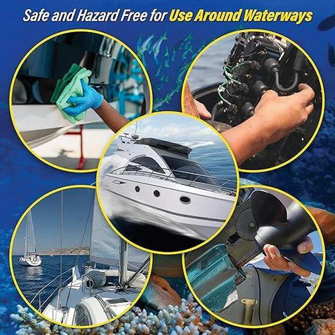 Marine Grade Lubricant and Penetrating Oil for Boats and Gear NSF H1 Marine Formula Biodegradable Food Grade Rust Prevention Spray
