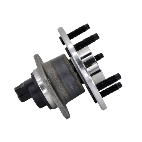 Side view of Rear Wheel Hub Bearing Assembly Replacement For Chevy Classic Malibu Olds Alero Pontiac Grand Am, 5 Bolt, Left Or Right, ABS Sensor Cap