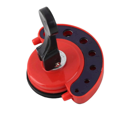 Adjustable Diamond Drill Bit For Glass Tile And Ceramic, 4 To 12 Mm Hole Saw Core Bit Kit With Vacuum Base and Suction Cup, top view