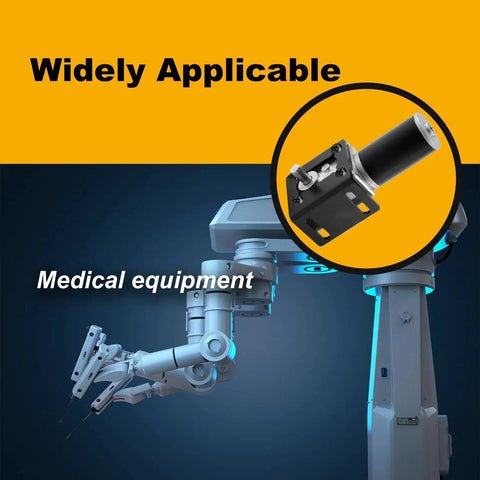 Durable 370 Mounting Bracket For DC Worm Gear Motors Single Sided Holder With M4 Screws in medical equipment application
