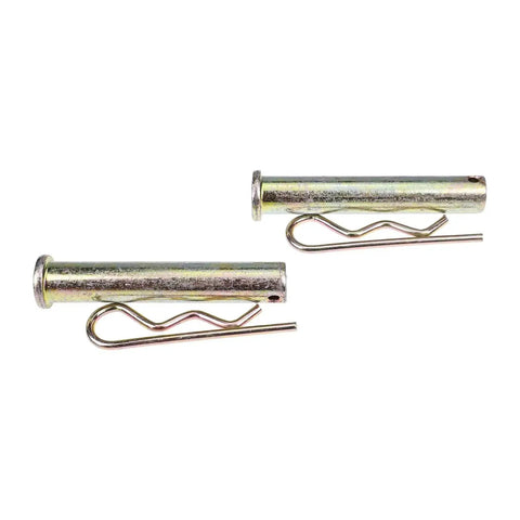 Two Pack Lift Cylinder Clevis Pin Kit For Power V And Power VXT With RT2 And RT3 Mounts showing two steel pins with clips