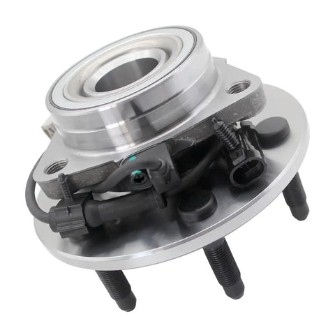 Front Wheel Bearing And Hub Assembly 515036 Direct Fit Fits Cadillac Escalade Silverado Avalanche 1500 Express Tahoe Suburban GMC Savana Yukon Sierra With ABS Two Pack, front view
