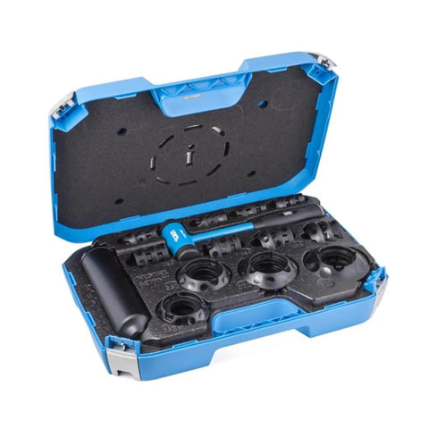 Universal Bearing Install Kit TMFT36 Bearing Fitting Tool Kit for Auto Repair in open blue case