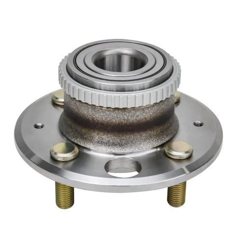 Two Piece Rear Wheel Bearing And Hubs Assembly With ABS Ring And 4 Lug For Honda Civic 1992 1995 1999 2000 Civic Del Sol 1995 1997 Acura Integra 1990 2001 4 Wheel ABS