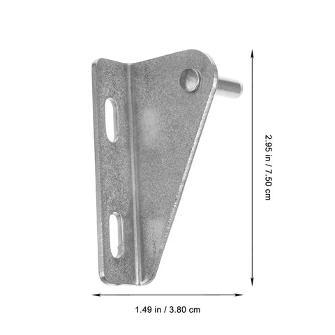Professional Refrigerator Door Hinges For Freezers Stainless Steel Adjustable 2.95x1.5x0.98 Inch Small Freezer Replacement Hinge