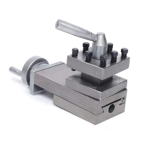 High Precision Swing Lathe Tool Slide AT300 Mini Metal Lathe Tool Post Assembly Holder for lathe parts, 180mm swing travel