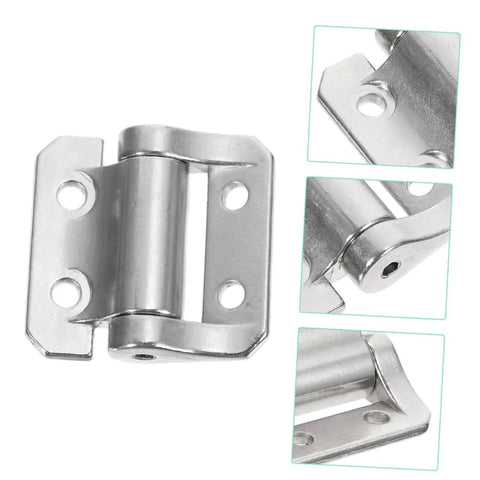 Heavy Duty Damping Zinc Alloy Cabinet Door Hinge With High Load Capacity For Residential And Furniture Doors, Metal Silver Finish