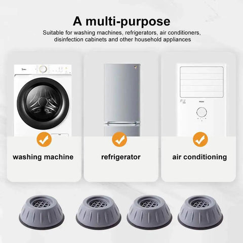 Anti Vibration Pads For Washing Machine And Dryer Feet Beefed Up Shock Absorbing And Noise Reducing Stabilizers Non Slip Rubber Feet