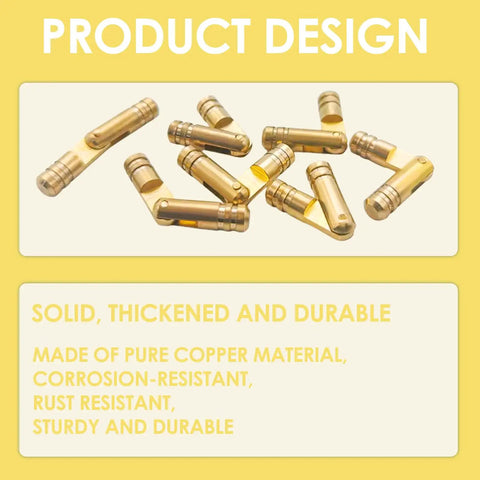 Brass Barrel Hidden Hinges Nextpal for Wooden Jewelry Boxes and Keepsake Cases 20mm and 25mm Set of 32 Pieces Built To Last Durable Concealed Cylinder Hinges For Small Cabinet Doors.