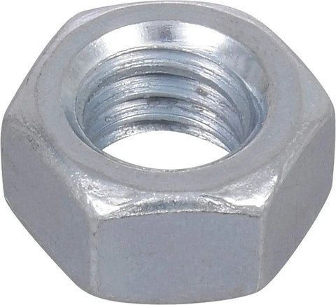Hex Head Sleeve Anchor Three Eighths Inch By Three Inch Concrete Brick Block Expansion Anchors Steel Zinc Plated For Secure Mounting Of Fixtures Pre Drilling Required Ideal For Masonry And Concrete Surfaces Durable Construction And Reliable Hold 20 Pack close-up view of steel hex nut