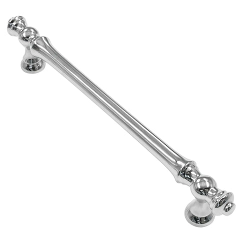 10 Pack Polished Chrome Cabinet Pulls With 5 Inch Hole Centers Vintage Kitchen Hardware Cabinet Handles AL3085CP
