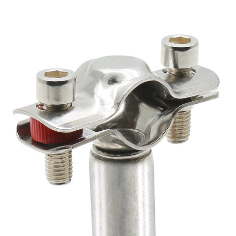 2 Pack Stainless Steel Wall Mount And Ceiling Pipe Support Brackets With Adjustable Height From 50mm To 100mm Includes Screws By Piutouyar