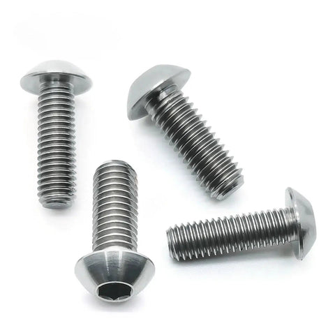 Titanium Alloy Button Head Hex Socket Screws Set With M2 M2.5 M2.6 M3 M4 Sizes And 4 5 6 8 10 12 14 15 16 18 20 Mm Lengths Heavy Duty