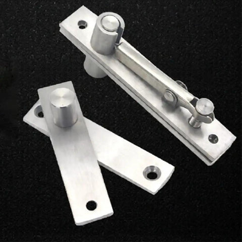 Heavy Duty 360 Degree Rotating Stainless Steel Pivot Hinges for Secret Bookshelf Doors with Concealed Floor and Ceiling Install