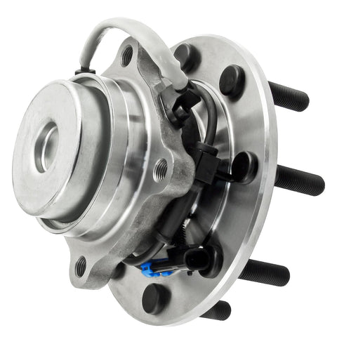 2WD Front Wheel Bearing Hubs For 2003 Through 2017 Chevy Express 3500 4500 Vans Wheel Hub Bearing Assembly Replacement With 180mm ABS Sensor OEM Grade Durable Plug And Play Fits 2WD Models