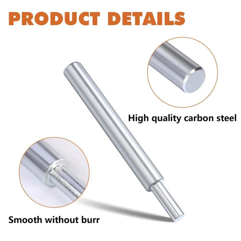 Drop In Anchor Hand Setting Tool For Three Eighths Of An Inch Concrete Applications Zinc Plated Steel Rod With Four Point Seven Five Inch Overall Length Ideal For Fastening Shelves Cabinets And Heavy Machinery In Homes And Commercial Projects One Pack