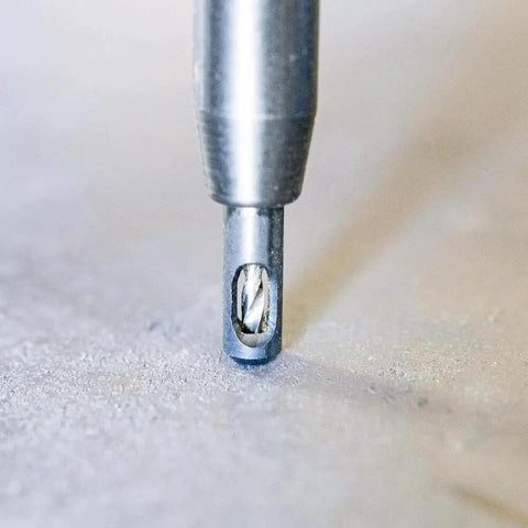 Clic-Change 1/4 In Self-Centering Drill Bit close-up, 3-Piece by Bosch for precise pilot holes