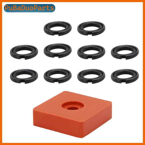 10 Sets 1/2 Inch Impact Wrench Retaining Ring Clips With O Ring And Anvil Install Tool For 1/2 Inch Square Drive Sleeves