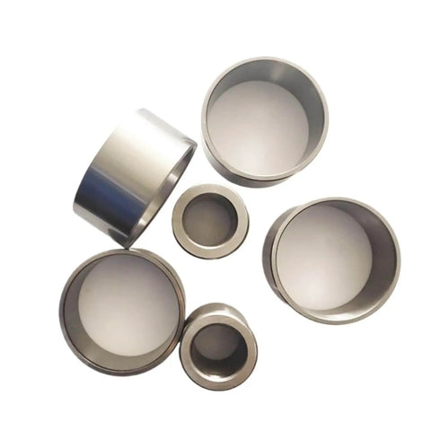 2 Pack Steel Bearing Sleeves for Shafts, Inner Diameter Options 50 52 55 mm and Outer Diameter Options 60 65 70 mm, top view