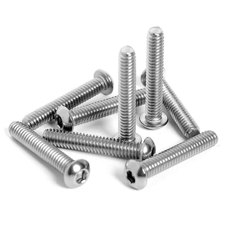 Stainless Steel 1/4-20 Rivet Nuts And Bolts 3/4 Inch Button Head Socket Cap Screws 1/4-20 Flat Washers Rivnut Nutsert 30 Set