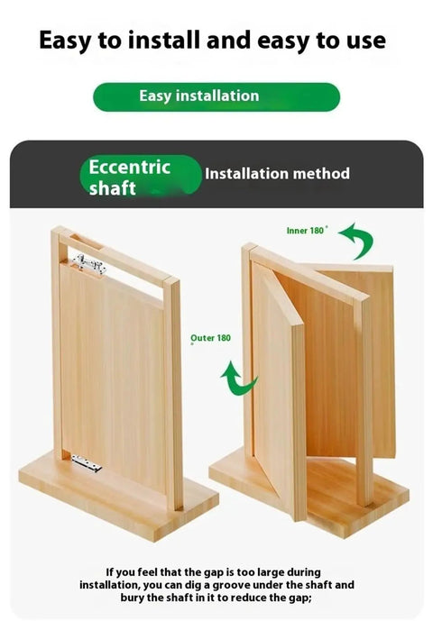 Concealed Stainless Steel Door Hinge Set With Rotating Axis For Wood Doors Black Hidden Up And Down Adjustable Hinge