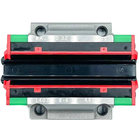 Top view of Heavy Duty Linear Guideway HGW15CC With Self Aligning Flange Block Top Or Bottom Mounting Light Preload Z0 Normal Precision C