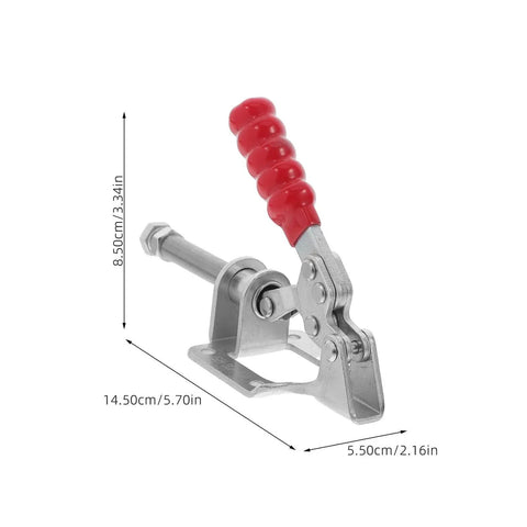 4 Pack Push Pull Toggle Clamps Rock Solid Heavy Duty Zinc Plated Steel Horizontal Workholding Fixtures Quick Release