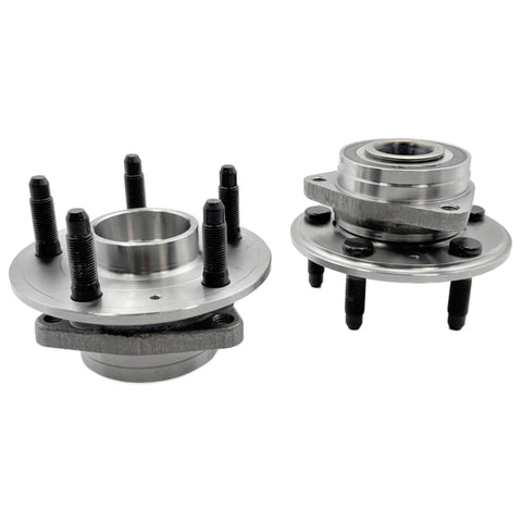 Cadillac Wheel Bearing And Hub Assembly 2Pcs Set For 2008 2019 CTS XTS Camaro And Impala Front And Rear Replacement Wheel Hub Bearings Durable Alloy Construction, side view