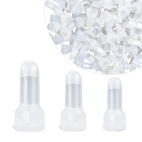 Nilight 50036R closed-end crimp terminals kit, 300 pcs, nylon insulated connectors for 22-16/16-14/12-10 gauge wiring