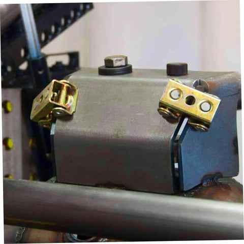 Pro Grade Magnetic Welding Clamps V Type Fixture Set securing metal; adjustable magnetic base for round, flat, and angled surfaces