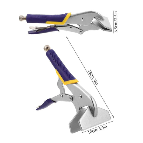 Sheet Metal Hand Seamer Pliers With Straight Jaw For Metal Bending And Clamping Tool for fabrication and HVAC, ergonomic handle