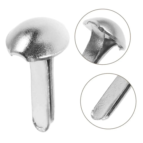 100 Pcs Iron Fasteners For DIY Projects And Scrapbooking Durable Split Pins For Crafting And Puppet Making Kit Versatile Mini Brads