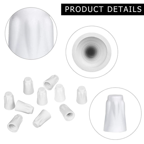 Zonon 36-piece white ceramic wire connectors set; porcelain caps for 18-8 AWG high-temperature wiring