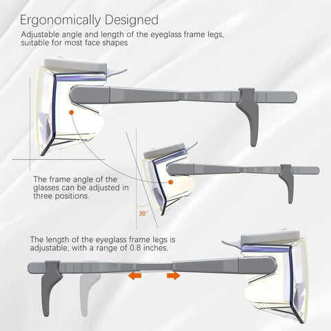 Ergonomic design of CO2 Laser Eye Protection Glasses For Real Safe Laser Cutting And Engraving OD5 Plus Absorption Filtering Tech