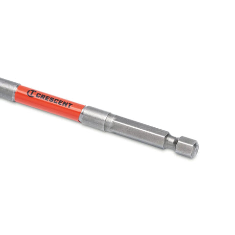 Built Tough Flat Spade Drill Bit For Fast Chip Removal And Aggressive Cuts, 6 Inch Length, One And One Half Inch Diameter, Crescent CDFP-653