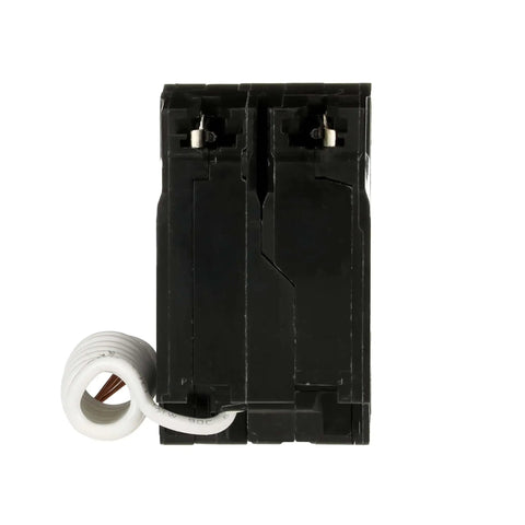 Front view of 30A Double-Pole GFCI Circuit Breaker THQL2130GFTP 120/240 VAC, molded case with visible coil, for residential use.