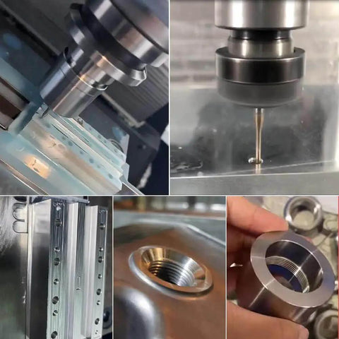 Metric Carbide Thread Milling Cutters For Aluminum CNC End Mills 60 Degree Threading Tools 3.15mm Diameter 0.5 To 0.8mm Pitch DLC Coated Heavy Duty 5 Pack