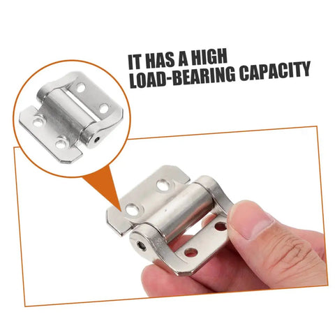 Close-up of Heavy Duty Self Closing Cabinet Door Hinge for Thick Cabinets and Heavy Doors with high load capacity