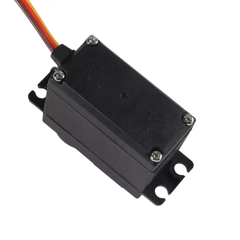 Close-up view of 2 Pack MG996R Metal Gear Servo Motors, 180 Degree Swing, Digital High Speed Torque For RC Cars Boats, 300mm lead