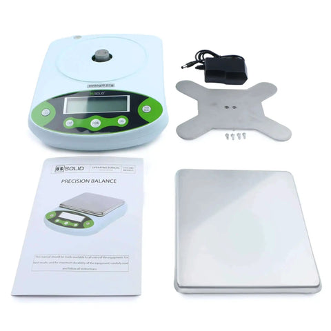 Digital Precision Lab Scale 15 Kg By 0.1 g Readability With 150 By 180 mm Stainless Steel Pan, Counting And Tare Functions, 11 Units